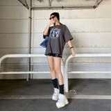 ロゴ転写ビッグTシャツ | non-hedge  | 詳細画像1 