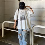 カラーロゴ転写ビッグTシャツ | non-hedge | 詳細画像19