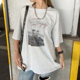 オートミール | カラーロゴ転写ビッグTシャツ | non-hedge