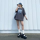 カラーロゴ転写ビッグTシャツ | non-hedge | 詳細画像32