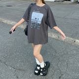 カラーロゴ転写ビッグTシャツ | non-hedge | 詳細画像35