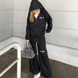 刺繍ロゴZIPパーカー・パンツセットアップ | non-hedge  | 詳細画像1 