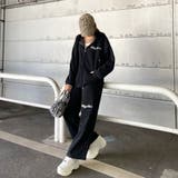 刺繍ロゴZIPパーカー・パンツセットアップ | non-hedge  | 詳細画像7 