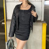 ブリーチポケZIPリブミニワンピース | non-hedge  | 詳細画像13 