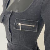 ブリーチポケZIPリブミニワンピース | non-hedge  | 詳細画像23 