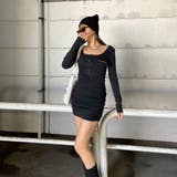 ブリーチポケZIPリブミニワンピース | non-hedge  | 詳細画像3 