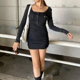 ブリーチポケZIPリブミニワンピース | non-hedge  | 詳細画像5 