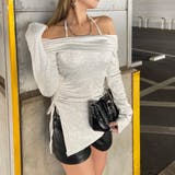 オフショルサイドドロストチュニック | non-hedge  | 詳細画像1 