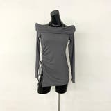 オフショルサイドドロストチュニック | non-hedge  | 詳細画像23 