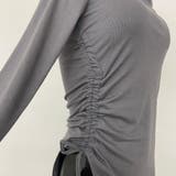 オフショルサイドドロストチュニック | non-hedge  | 詳細画像30 