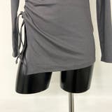 オフショルサイドドロストチュニック | non-hedge  | 詳細画像31 