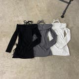 オフショルサイドドロストチュニック | non-hedge  | 詳細画像34 