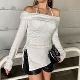 オフショルサイドドロストチュニック | non-hedge  | 詳細画像5 