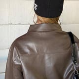 合成皮革ショートブルゾン | non-hedge  | 詳細画像20 