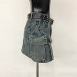 スターベルト付きデニムカーゴミニスカート | non-hedge  | 詳細画像23 