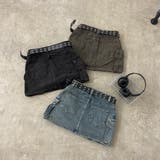 スターベルト付きデニムカーゴミニスカート | non-hedge  | 詳細画像38 