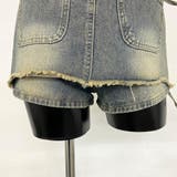 ハトメレイヤード風デニムショートパンツ | non-hedge  | 詳細画像24 