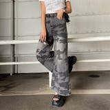 スターベルト付き迷彩ワイドパンツ | non-hedge | 詳細画像11