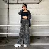 スターベルト付き迷彩ワイドパンツ | non-hedge | 詳細画像2