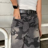 スターベルト付き迷彩ワイドパンツ | non-hedge | 詳細画像18