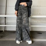 スターベルト付き迷彩ワイドパンツ | non-hedge | 詳細画像3