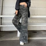 スターベルト付き迷彩ワイドパンツ | non-hedge | 詳細画像4