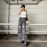 スターベルト付き迷彩ワイドパンツ | non-hedge | 詳細画像7