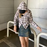 チェックフードドロストシャツ | non-hedge  | 詳細画像24 