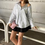 アンサンブル風ワンショルダーシャツ | non-hedge  | 詳細画像21 