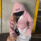 リブ切替ショートパーカー | non-hedge  | 詳細画像1 