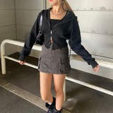 リブ切替ショートパーカー | non-hedge  | 詳細画像19 