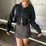 リブ切替ショートパーカー | non-hedge  | 詳細画像21 