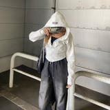 リブ切替ショートパーカー | non-hedge  | 詳細画像25 