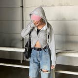 リブ切替ショートパーカー | non-hedge  | 詳細画像32 