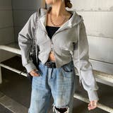 リブ切替ショートパーカー | non-hedge  | 詳細画像36 