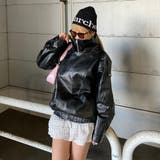 ビッグ合成皮革ライダースジャケット | non-hedge  | 詳細画像15 