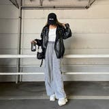 ビッグ合成皮革ライダースジャケット | non-hedge  | 詳細画像17 