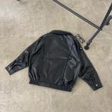 ビッグ合成皮革ライダースジャケット | non-hedge  | 詳細画像31 