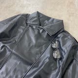 ビッグ合成皮革ライダースジャケット | non-hedge  | 詳細画像32 