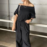 オフショルプルオーバー・カーゴパンツセットアップ | non-hedge | 詳細画像17