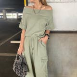 オフショルプルオーバー・カーゴパンツセットアップ | non-hedge | 詳細画像7