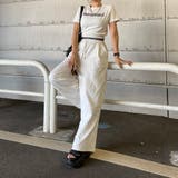 ウエストロゴワイドパンツ・Tシャツセットアップ | non-hedge | 詳細画像13