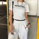 ウエストロゴワイドパンツ・Tシャツセットアップ | non-hedge | 詳細画像15