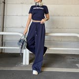 ウエストロゴワイドパンツ・Tシャツセットアップ | non-hedge | 詳細画像18