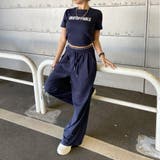 ウエストロゴワイドパンツ・Tシャツセットアップ | non-hedge | 詳細画像19