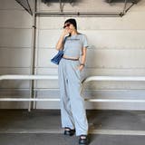 ウエストロゴワイドパンツ・Tシャツセットアップ | non-hedge | 詳細画像22