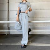 ウエストロゴワイドパンツ・Tシャツセットアップ | non-hedge | 詳細画像26