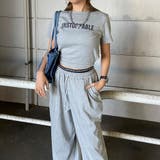 ウエストロゴワイドパンツ・Tシャツセットアップ | non-hedge | 詳細画像27