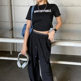 ウエストロゴワイドパンツ・Tシャツセットアップ | non-hedge | 詳細画像5