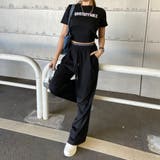 ウエストロゴワイドパンツ・Tシャツセットアップ | non-hedge | 詳細画像7